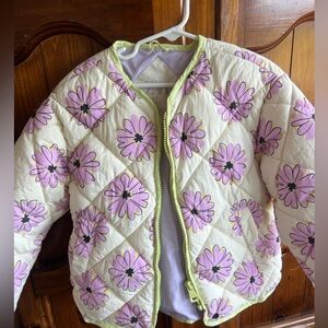 Zara quilted spring jacket. Girl